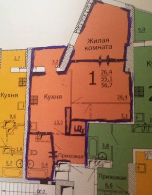 Продам двухкомнатную (2-комн.) квартиру, Белинского ул, 177Ак3, Екатеринбург г