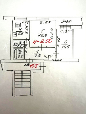 Продам двухкомнатную (2-комн.) квартиру, Жмайлова ул, 3, Ростов-на-Дону г