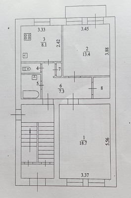 Продам двухкомнатную (2-комн.) квартиру, 10, Пижма д