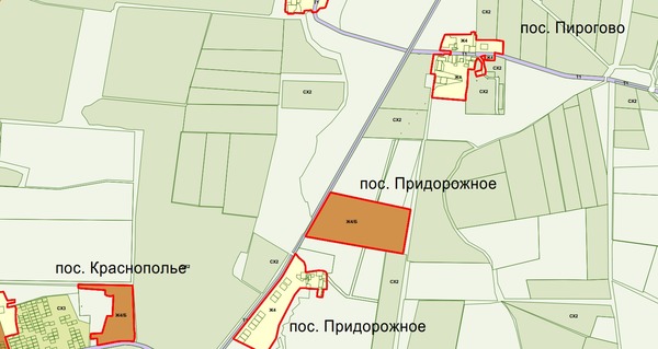 Продам участок 1 570 соток, ИЖС, Придорожное п, 0 км от города