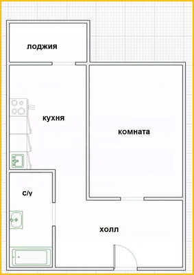 Продам однокомнатную (1-комн.) квартиру, Свободы (Мирный мкр.) ул, 3, Мирный п