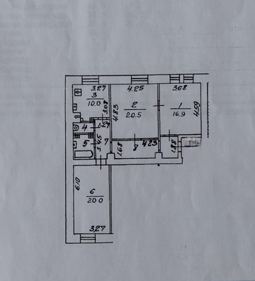Продам трехкомнатную (3-комн.) квартиру, Чапаевский пер, 8, Москва г