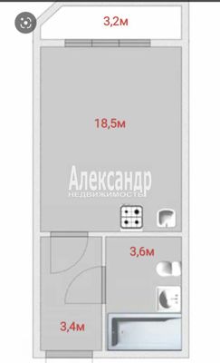 Продам однокомнатную (1-комн.) квартиру, Заводская ул, 18к2, Янино-1 гп