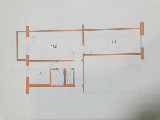 Продам двухкомнатную (2-комн.) квартиру, Жуковского ул, 10, Липецк г