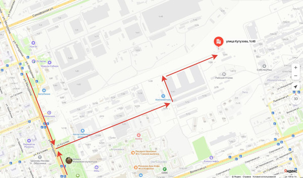 Продам склад 645 м2, Кутузова ул, 1, Красноярск г