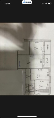 Продам трехкомнатную (3-комн.) квартиру, Королева пр-кт, 4к1, Ростов-на-Дону г