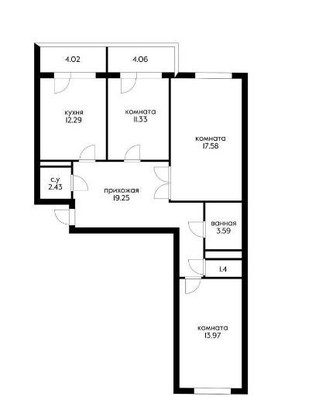 Продам трехкомнатную (3-комн.) квартиру, им. Валерия Гассия ул, 2к2, Краснодар г
