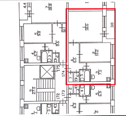 Продам двухкомнатную (2-комн.) квартиру, Академика Константинова ул, 10к1, Санкт-Петербург г