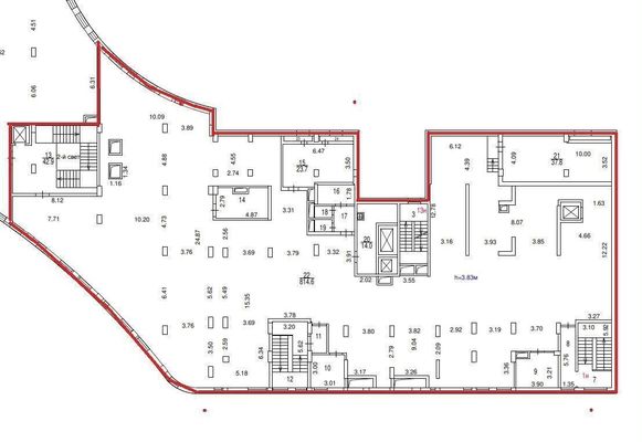 Сдам коммерческое помещение 2 200 м2, 6-я Радиальная ул, 3к8, Москва г