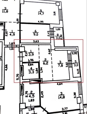 Продам однокомнатную (1-комн.) квартиру, Ворошиловский пр-кт, 84/2, Ростов-на-Дону г