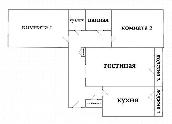 Продам трехкомнатную (3-комн.) квартиру, Березовая ул, 1к1, Рязань г