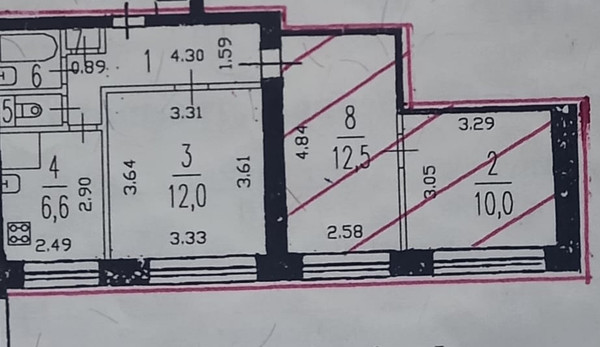 Продам комнату в 2-комн. квартире, Космонавтов пр-кт, 50Ак3, Санкт-Петербург г