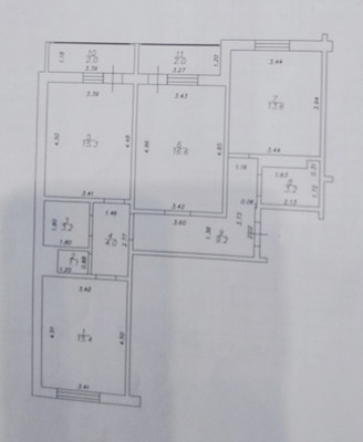 Продам трехкомнатную (3-комн.) квартиру, Натана Рахлина ул, 13, Казань г