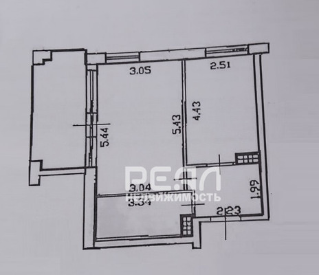 Продам однокомнатную (1-комн.) квартиру, Горная ул, 23Ак8, Мистолово д