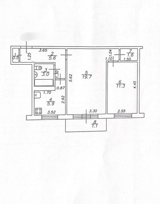 Продам двухкомнатную (2-комн.) квартиру, Белинского ул, 17, Казань г
