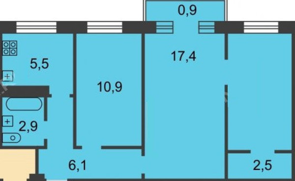 Продам трехкомнатную (3-комн.) квартиру, Ленина пр-кт, 22, Нижний Новгород г