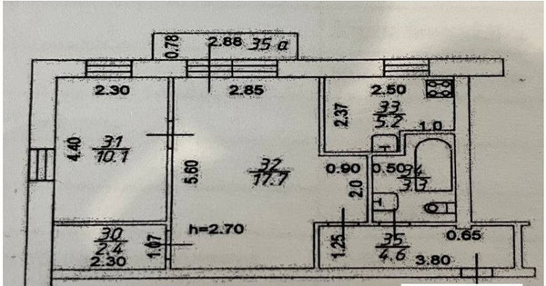 Продам двухкомнатную (2-комн.) квартиру, Волкова ул, 2, Казань г
