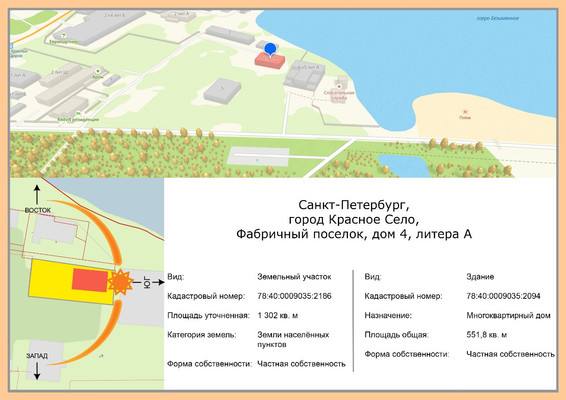 Продам дом, Фабричный поселок тер, 4А, Красное Село г, 0 км от города