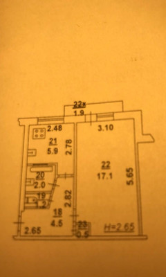 Продам однокомнатную (1-комн.) квартиру, Коммунистический пр-кт, 37к1, Ростов-на-Дону г