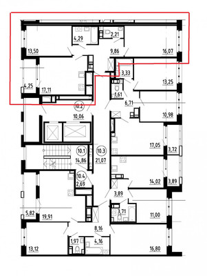 Продам двухкомнатную (2-комн.) квартиру, Уральская ул, 25, Санкт-Петербург г