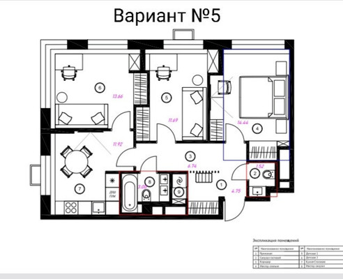 Продам трехкомнатную (3-комн.) квартиру, 3-я Хорошёвская ул, 17А, Москва г