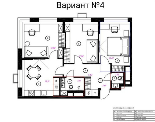 Продам трехкомнатную (3-комн.) квартиру, 3-я Хорошёвская ул, 17А, Москва г