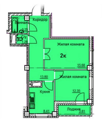 Продам двухкомнатную (2-комн.) квартиру, Чкалова ул, 258, Екатеринбург г