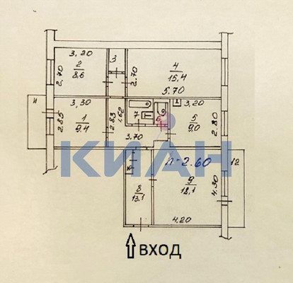 Продам многокомнатную квартиру, Копылова ул, 48, Красноярск г