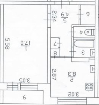 Продам однокомнатную (1-комн.) квартиру, Кирова пр-кт, 31, Луга г