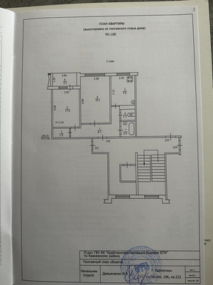 Продам двухкомнатную (2-комн.) квартиру, Гоголя ул, 196, Кропоткин г