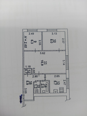 Продам трехкомнатную (3-комн.) квартиру, Коммунистический пр-кт, 23/2, Ростов-на-Дону г
