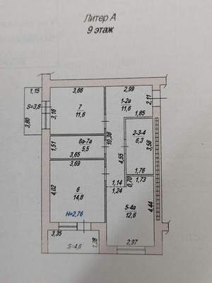 Продам двухкомнатную (2-комн.) квартиру, Мечникова ул, 49а, Ростов-на-Дону г