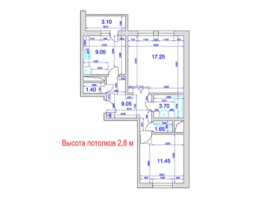 Продам двухкомнатную (2-комн.) квартиру, Дмитровка Б. ул, 4к1, Москва г