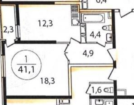 Продам однокомнатную (1-комн.) квартиру, Мурата Ахеджака ул, 12к3, Новороссийск г