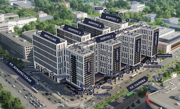 Продам однокомнатную (1-комн.) квартиру, Салова ул, 61к5, Санкт-Петербург г