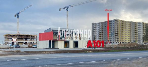 Продам торговое помещение 42,6 м2, 1.2-3, Лаголово д