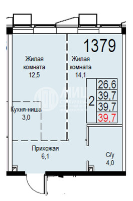 Продам двухкомнатную (2-комн.) квартиру (долевое), Новоостаповская ул, 20, Москва г
