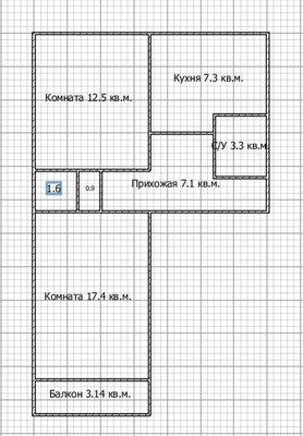 Продам двухкомнатную (2-комн.) квартиру, Молодой Гвардии ул, 58к1, Брянск г
