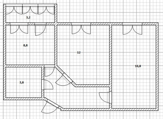 Продам двухкомнатную (2-комн.) квартиру, Надежды ул, 6, Глинищево с