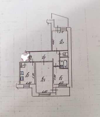 Продам трехкомнатную (3-комн.) квартиру, Лермонтова ул, 35, Симферополь г