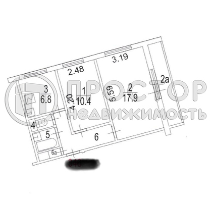 Продам двухкомнатную (2-комн.) квартиру, Ореховый проезд, 43к2, Москва г