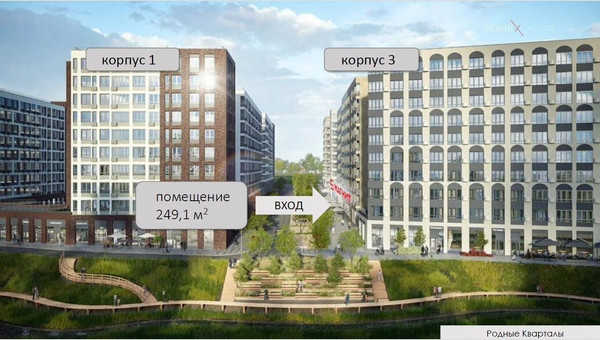 Продам торговое помещение 249,1 м2, Садовый пер, 29, Постниково д