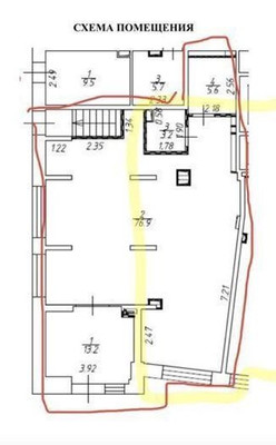 Продам торговое помещение 99 м2, Василия Бутурлина ул, 2, Летово д