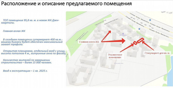 Продам торговое помещение 95,8 м2, Александры Монаховой ул, Коммунарка п