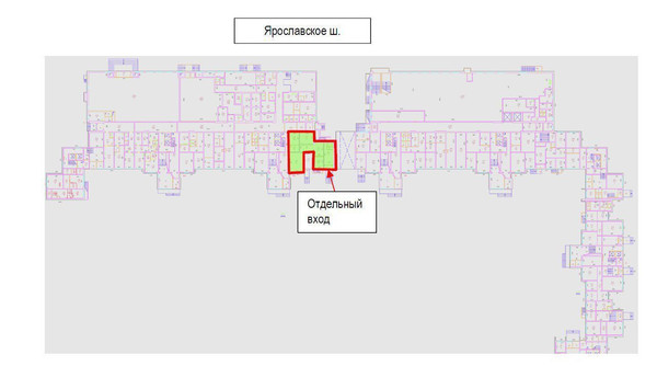 Сдам коммерческое помещение 103 м2, Ярославское ш, 144, Москва г