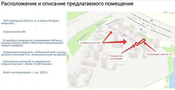 Сдам торговое помещение 95,8 м2, Александры Монаховой ул, Коммунарка п