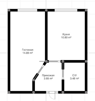Продам однокомнатную (1-комн.) квартиру, Солнечная ул, 12, Нальчик г