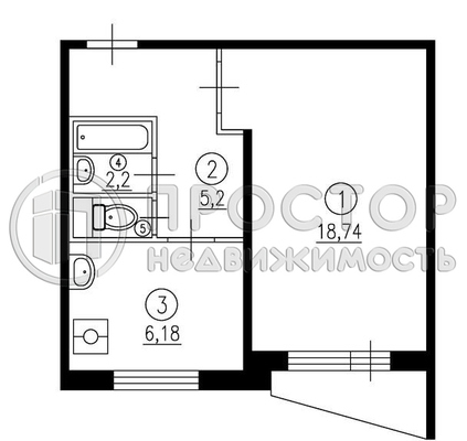 Продам однокомнатную (1-комн.) квартиру, Чертановская ул, 16к1, Москва г