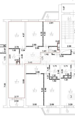 Продам трехкомнатную (3-комн.) квартиру, Шоссе в Лаврики ул, 78к2, Мурино п