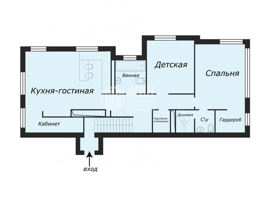 Продам трехкомнатную (3-комн.) квартиру, 7-ой квартал (Южные горки мкр) ул, 13, Мещерино п